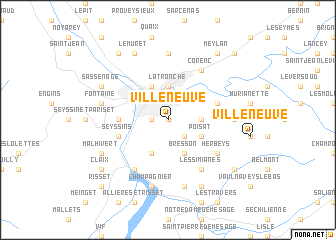 map of Ville Neuve