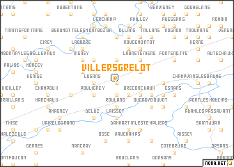 map of Villers-Grélot