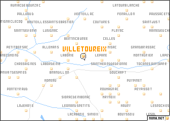 map of Villetoureix