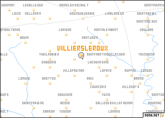 map of Villiers-le-Roux