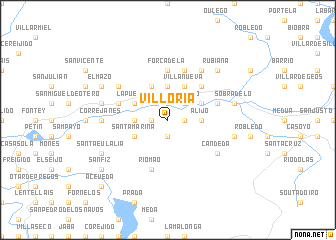 map of Villoría