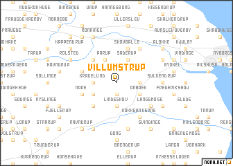 map of Villumstrup