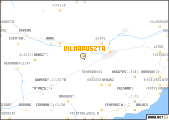 map of Vilmapuszta