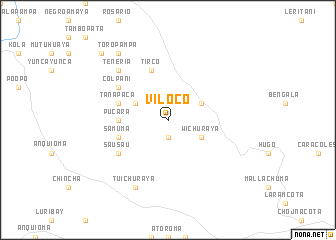 map of Viloco