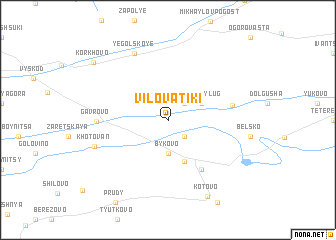 map of Vilovatiki