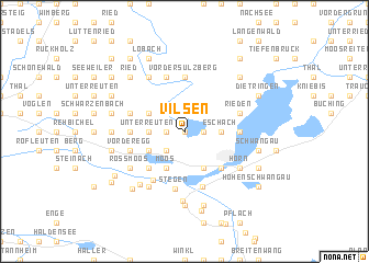 map of Vilsen
