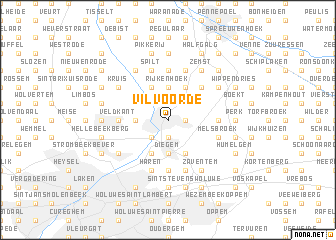 map of Vilvoorde