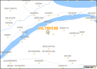 map of Vilyavche