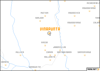 map of Viña Punta