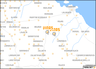 map of Viñas