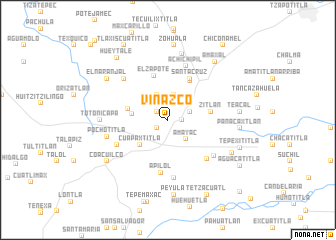 map of Vinazco