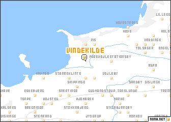 map of Vindekilde