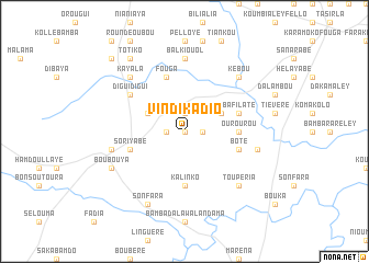 map of Vindikadio