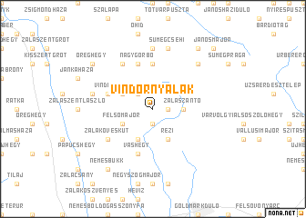 map of Vindornyalak