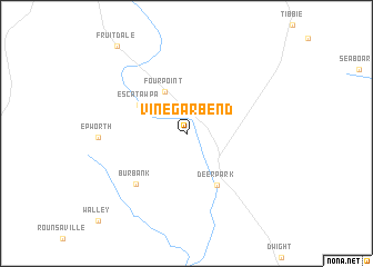 map of Vinegar Bend