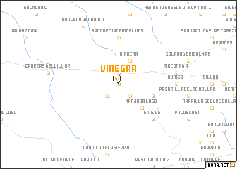 map of Viñegra