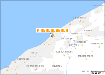 map of Vinewood Beach