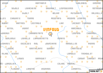 map of Vinfaud