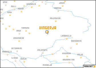 map of Vingerja