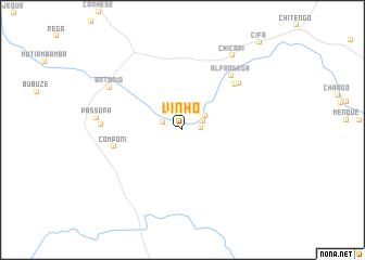 map of Vinho