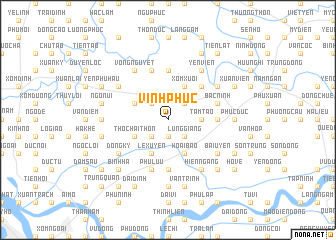 map of Vĩnh Phục