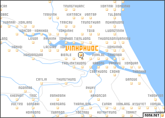 map of Vinh Phước