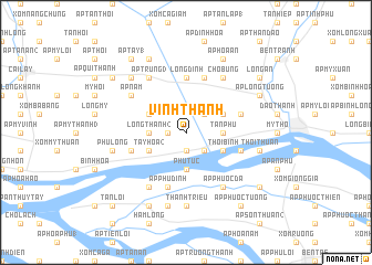 map of Vĩnh Thạnh