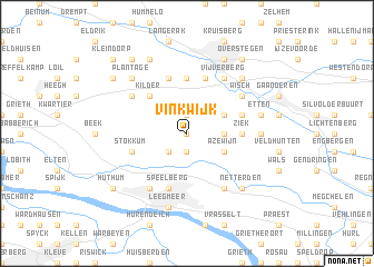 map of Vinkwijk