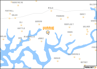 map of Vinnie