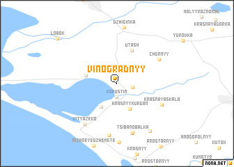 map of Vinogradnyy