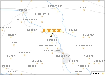 map of Vinograd