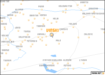 map of Vinski