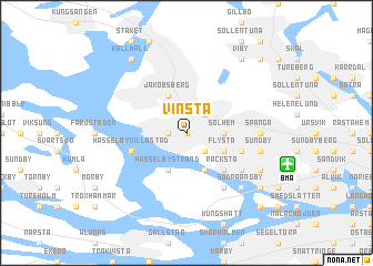 map of Vinsta