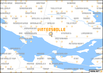 map of Vintersbølle