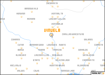 map of Viñuela