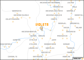 map of Violeta