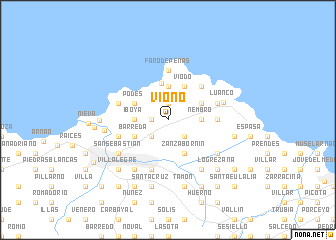 map of Vioño