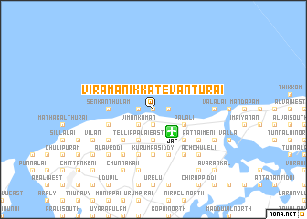 map of Viramanikkatevanturai