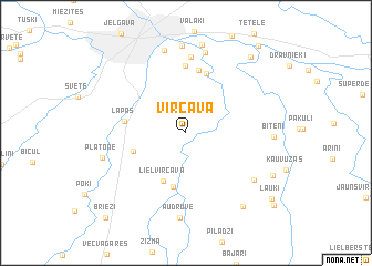 map of Vircava