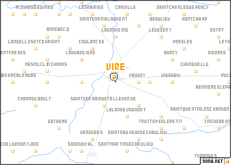 map of Vire