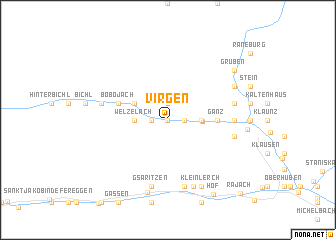 map of Virgen