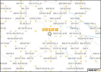 map of Virginia