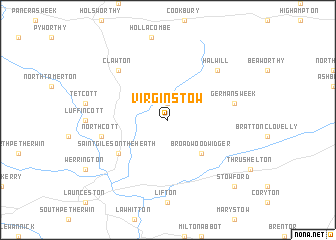 map of Virginstow