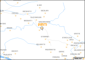 map of Vîrîţi