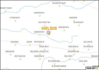 map of Virlovo