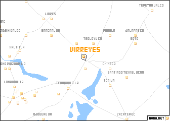 map of Virreyes