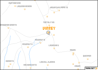 map of Virrey