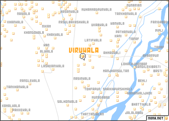 map of Vīrūwāla