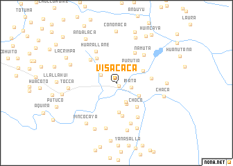 map of Visacaca