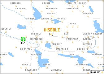 map of Visböle